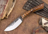 Lon Humphrey Knives: Custom Muley - Forged 52100 - Curly Koa #218
