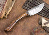 Lon Humphrey Knives: Custom Muley - Forged 52100 - Curly Koa #218