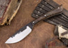 Lon Humphrey Knives: Custom Muley - Forged 52100 - Claro Walnut Burl #247