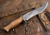 Jesse Hemphill Knives: Custom Bowie - Curly Koa - Damascus - 110708