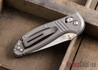 Benchmade Knives: 556-1701 Mini-Griptilian - Limited Edition - Titanium - Wood Inlay - CPM-20CV