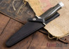 Randall Made Knives: Model 13-6 Small Arkansas Toothpick - Black Micarta - 120914