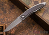 Chris Reeve Knives: Mnandi - Bog Oak - Basketweave Damascus - 121454