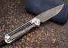 Chris Reeve Knives: Small Sebenza 21 - Bog Oak - Ladder Damascus - 011804