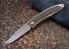 Chris Reeve Knives: Mnandi - Bog Oak - Basketweave Damascus - 011877