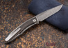 Chris Reeve Knives: Mnandi - Bog Oak - Basketweave Damascus - 011880