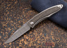 Chris Reeve Knives: Mnandi - Bog Oak - Basketweave Damascus - 011890