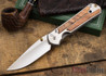 Chris Reeve Knives: Large Sebenza 21 - Thuya Burl - 020514