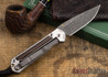 Chris Reeve Knives: Small Sebenza 21 - Macassar Ebony - Raindrop Damascus - 020524