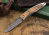 Chris Reeve Knives: Mnandi - Spalted Beech - Basketweave Damascus - 020533