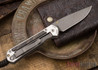 Chris Reeve Knives: Small Sebenza 21 - Bog Oak - Basketweave Damascus - 021531
