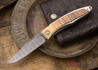 Chris Reeve Knives: Mnandi - Spalted Beech - Basketweave Damascus - 021559