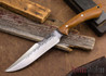 Lon Humphrey Knives: Hellhound - Natural Micarta