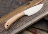 Hess Knifeworks: Large Caper - Curly Maple #02