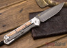 Chris Reeve Knives: Large Sebenza 21 - Spalted Beech - Ladder Damascus - 050410