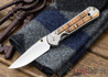 Chris Reeve Knives: Small Sebenza 21 - Spalted Beech - 070615
