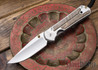 Chris Reeve Knives: Large Sebenza 21 - Striped Platan - 090603