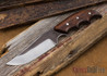Carter Cutlery: #1386 Clave/Combat Hybrid - Desert Ironwood - Laminated White Steel
