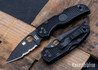 Spyderco: Native 5 Lightweight - Black FRN - Serrated Black Blade - CPM-S30VN - C41PSBBK5