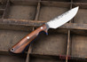 Lon Humphrey Knives: Bridger - Desert Ironwood - Blue Liners - 020843