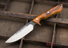 Lon Humphrey Knives: Bridger - Desert Ironwood - Yellow Liners - 020862