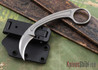 Bastinelli Knives: Pika - Stonewashed N690CO - Karambit by Doug Marcaida