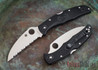 Spyderco: Endura 4 Wharncliffe - Serrated - Black FRN - VG-10 - C10FSWCBK