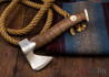 Karesuando Kniven: "Unna Aksu" Hunter's Hatchet - Walnut - Stainless Steel - 387