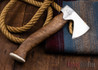 Karesuando Kniven: "Unna Aksu" Hunter's Hatchet - Walnut - Stainless Steel - 393