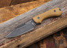 Bradford Knives: Guardian 3 - 3D Natural Micarta - M390 - Nimbus Finish