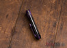WE Knife: 901 Deacon - Purple Titanium Framelock - Carbon Fiber - M390