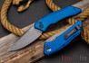 Kershaw Knives: Launch 1 - Blue Aluminum - CPM-154 - Blackwash - 7100BLUBW