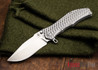 Kizer Cutlery: Gunhammer - Darrel Ralph Titanium Framelock - 3D Machined Texture - CPM-S35Vn