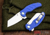 Kizer Cutlery: Mini Sheepdog - Cleaver - Blue G-10 - 154CM