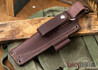 L.T. Wright Knives: Rogue River - Black & Green Micarta