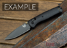 Custom Benchmade Bugout Scales - Black G-10