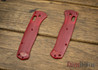 Custom Benchmade Bugout Scales - Red G-10