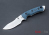 FOBOS: Tier-1 Mini - Blue-Black G10 - White Liner - Satin Finish