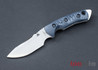 FOBOS: Tier-1 Mini - Gray-Black G10 - White Liner - Satin Finish