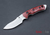 FOBOS: Tier-1 Mini - Red-Black G10 - White Liner - Satin Finish