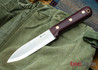 L.T. Wright Knives: Gen 5 - Scandi Grind - Double Red Micarta - Matte