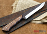 Carter Cutlery: 5.39" Carter #1519 FS1 - Curly Maple - Blue & Natural Liners