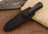 Randall Made Knives: Gambler 5" Stainless Steel - Black Micarta - Brass Hilt