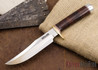 Randall Made Knives: Model 12-6 Little Bear Bowie - Stacked Leather - Brass Hilt