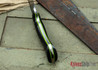 Lon Humphrey Knives: Retribution - Black Micarta - Green Liners - 006