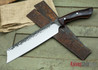 Lon Humphrey Knives: Retribution - Desert Ironwood - Orange Liners - 090