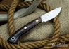 Lon Humphrey Knives: Tarpon 3V - Walnut Burl - Blue Liners 97