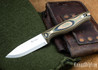 L.T. Wright Knives: Switchback - Camo G-10 - Matte