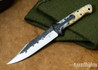 Joe Loui Knives: Spitfire - Maple Acrylic Hybrid - Micarta Bolster - 1084 Steel