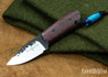 Joe Loui Knives: Chico - Purple Heart Wood - 1084 Steel